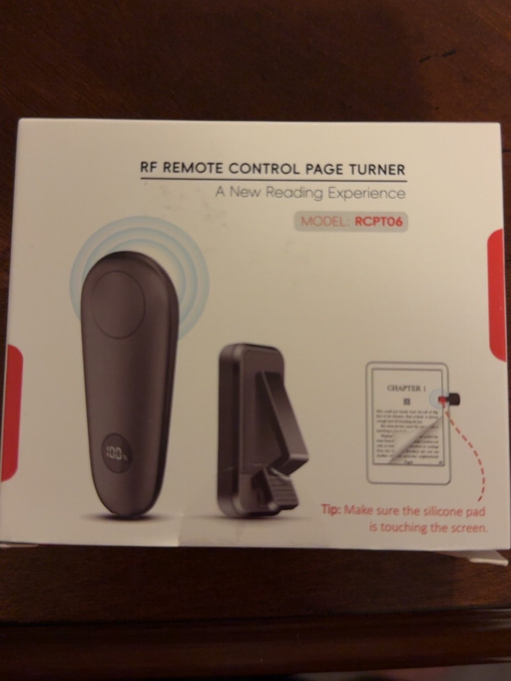 RF Remote Control Page Turner - Black